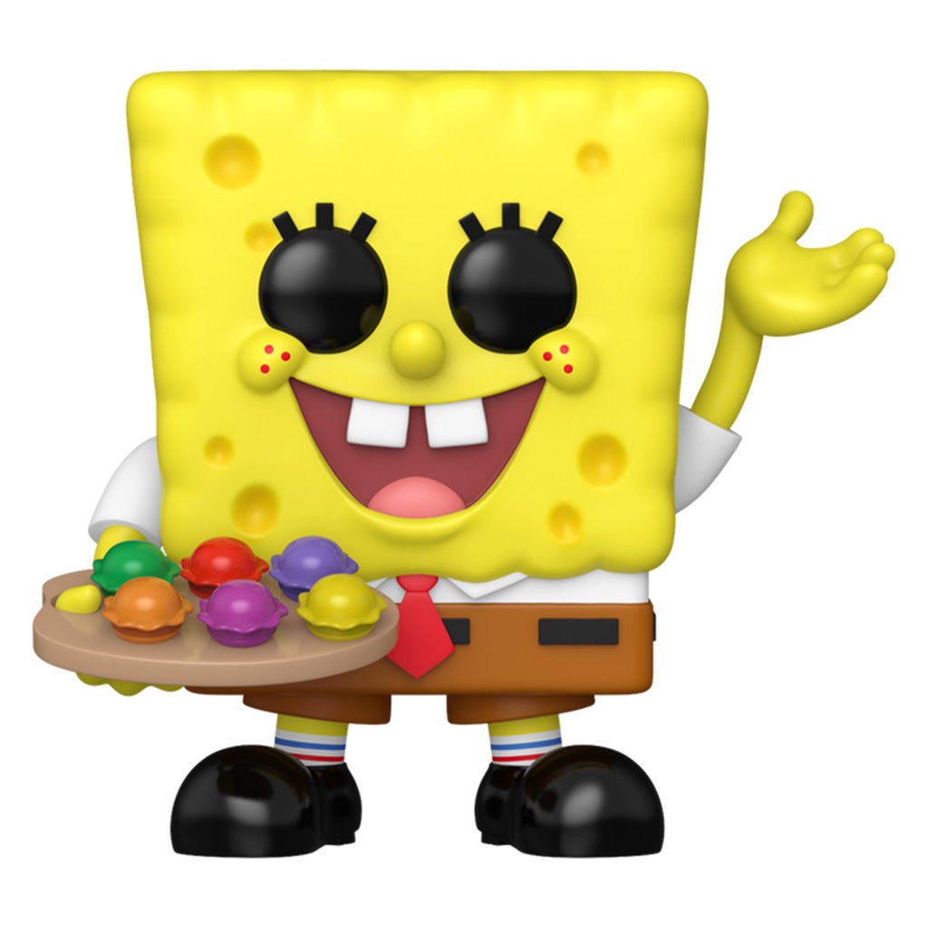 FUNKO POP ANIMATION NICKELODEON: SPONGEBOB SQUAREPANTS EXCLUSIVE - SPONGEBOB WITH PRETTY PATTIES (GLOWS IN THE DARK) 2312
