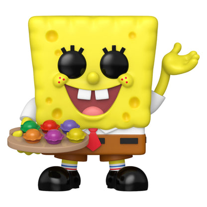 FUNKO POP ANIMATION NICKELODEON: SPONGEBOB SQUAREPANTS EXCLUSIVE - SPONGEBOB WITH PRETTY PATTIES (GLOWS IN THE DARK) 2312