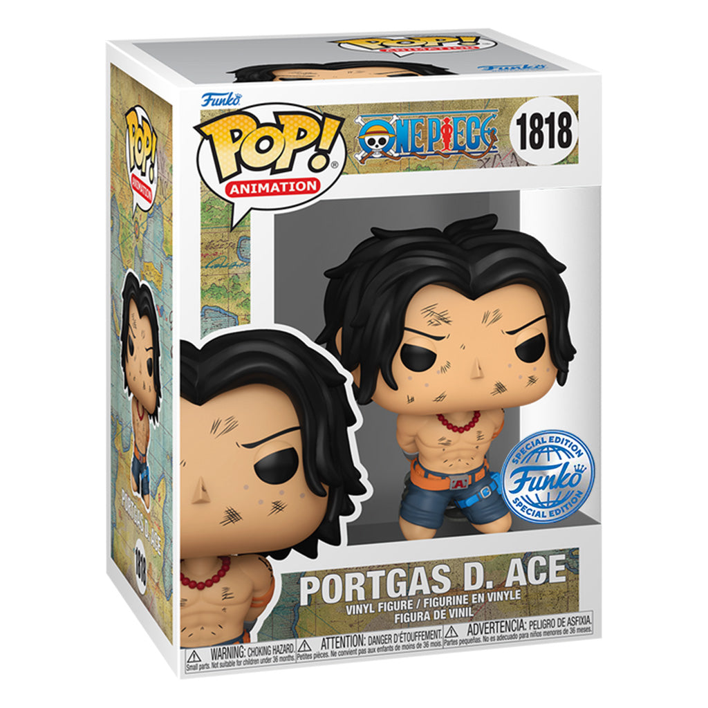 FUNKO POP ANIMATION ONE PIECE EXCLUSIVE - PORTGAS D.ACE 1818