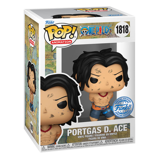 FUNKO POP ANIMATION ONE PIECE EXCLUSIVE - PORTGAS D.ACE 1818