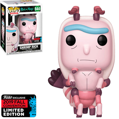 FUNKO POP RICK AND MORTY SHRIMP RICK *COMIC NYCC*  644