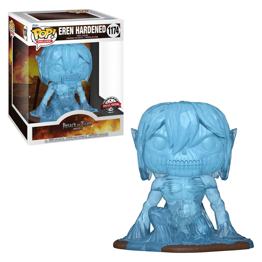 FUNKO POP ATTACK ON TITAN S3 *SIZED* EREN HARDENED *EX* 1174