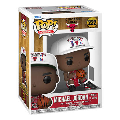 FUNKO POP BASKETBALL CHICAGO BULLS - MICHAEL JORDAN 3 TIMES IN A ROW 222