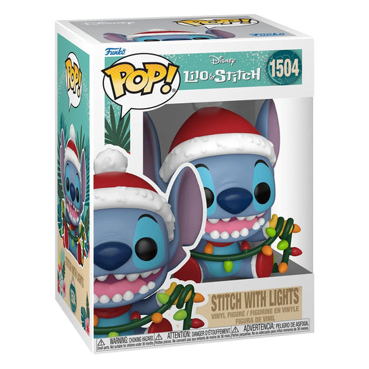 FUNKO POP DISNEY LILO & STITCH HOLIDAY - STITCH WITH LIGHTS 1504