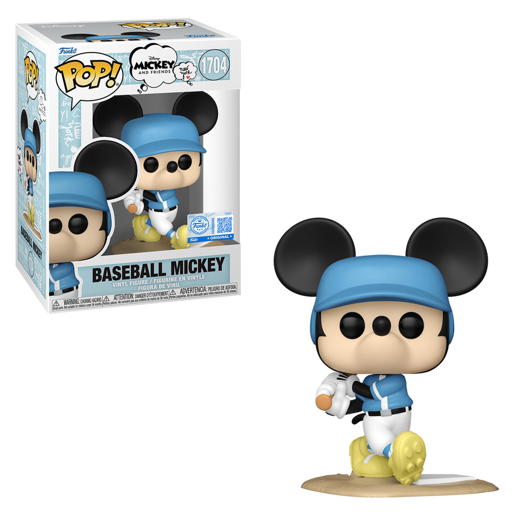 FUNKO POP DISNEY MICKEY AND FRIENDS EXCLUSIVE - BASEBALL MICKEY 1704