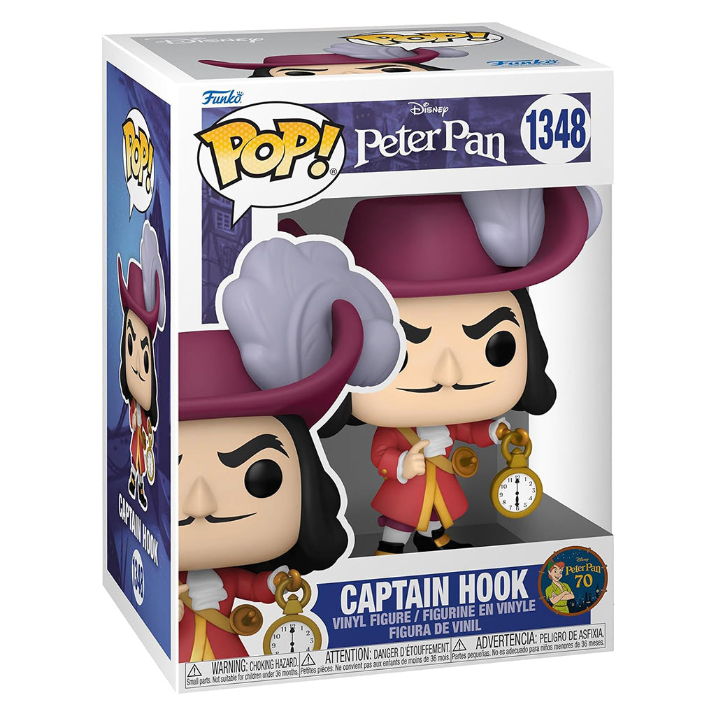 FUNKO POP DISNEY PETER PAN 70TH CAPTAIN HOOK 1348