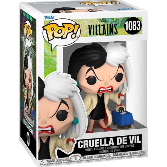 FUNKO POP DISNEY VILLAINS - CRUELLA DE VIL 1083