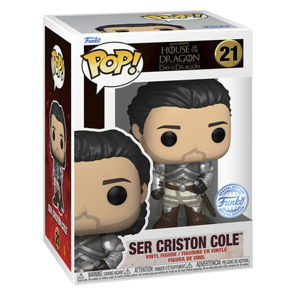 FUNKO POP GAME OF THRONES HOUSE OF THE DRAGON 3 SER CRISTON COLE *EX* 21