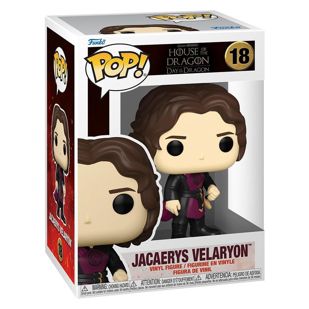 FUNKO POP GAME OF THRONES HOUSE OF THE DRAGON 3 JACAERYS VELARYON 18