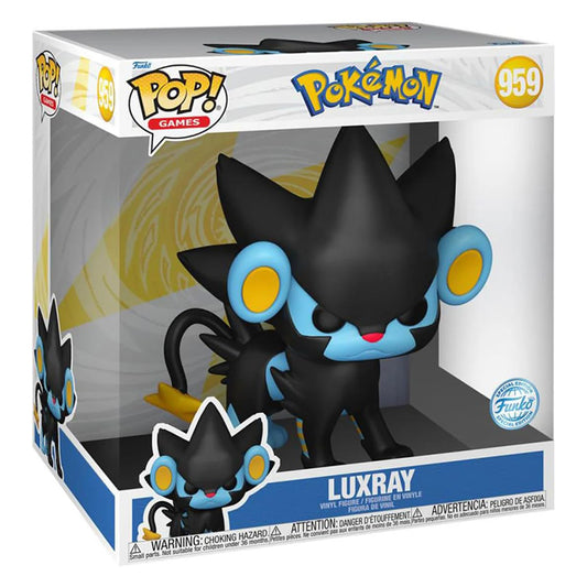 FUNKO POP POKEMON *SUPER SIZED 10* LUXRAY *EX* 959