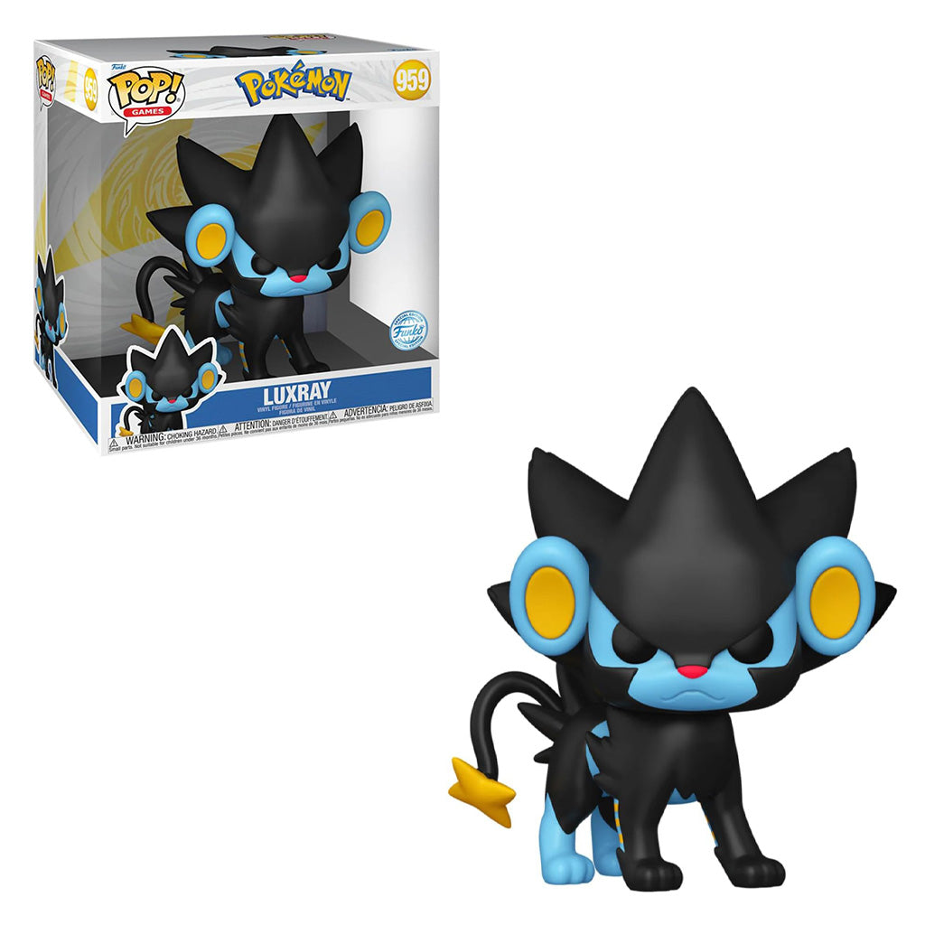FUNKO POP POKEMON *SUPER SIZED 10* LUXRAY *EX* 959