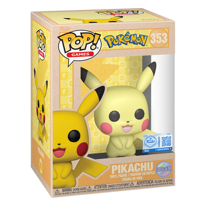FUNKO POP GAMES POKÉMON EXCLUSIVE - PIKACHU (SOFT COLOR) 353