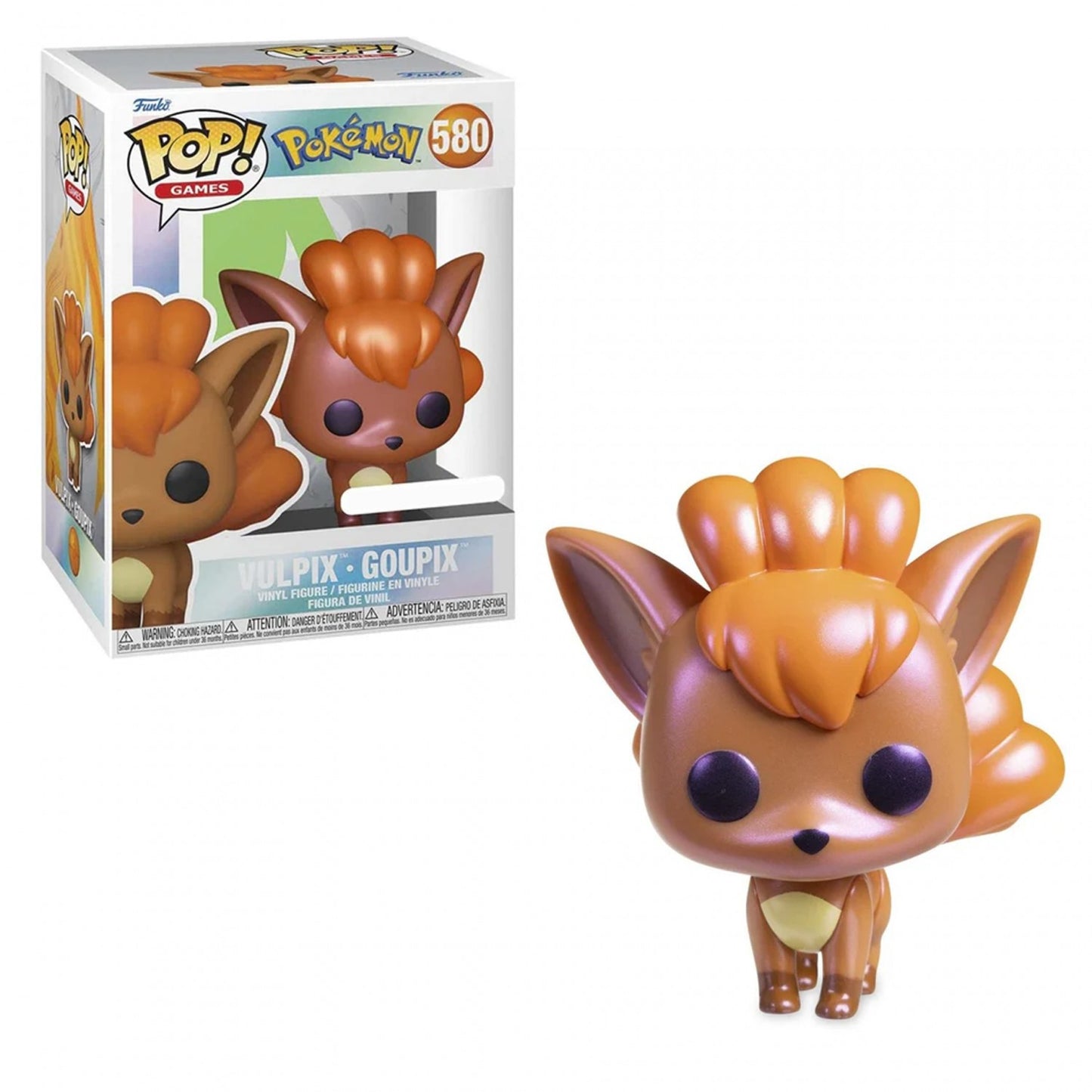 FUNKO POP POKEMON S3 VULPIX PEARLESCENT *EX* 580