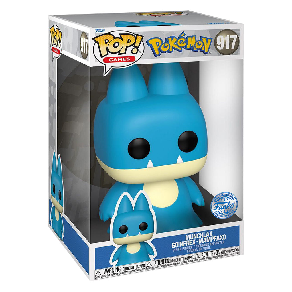 FUNKO POP POKEMON *SUPER SIZED 10* MUNCHLAX *EX* 917