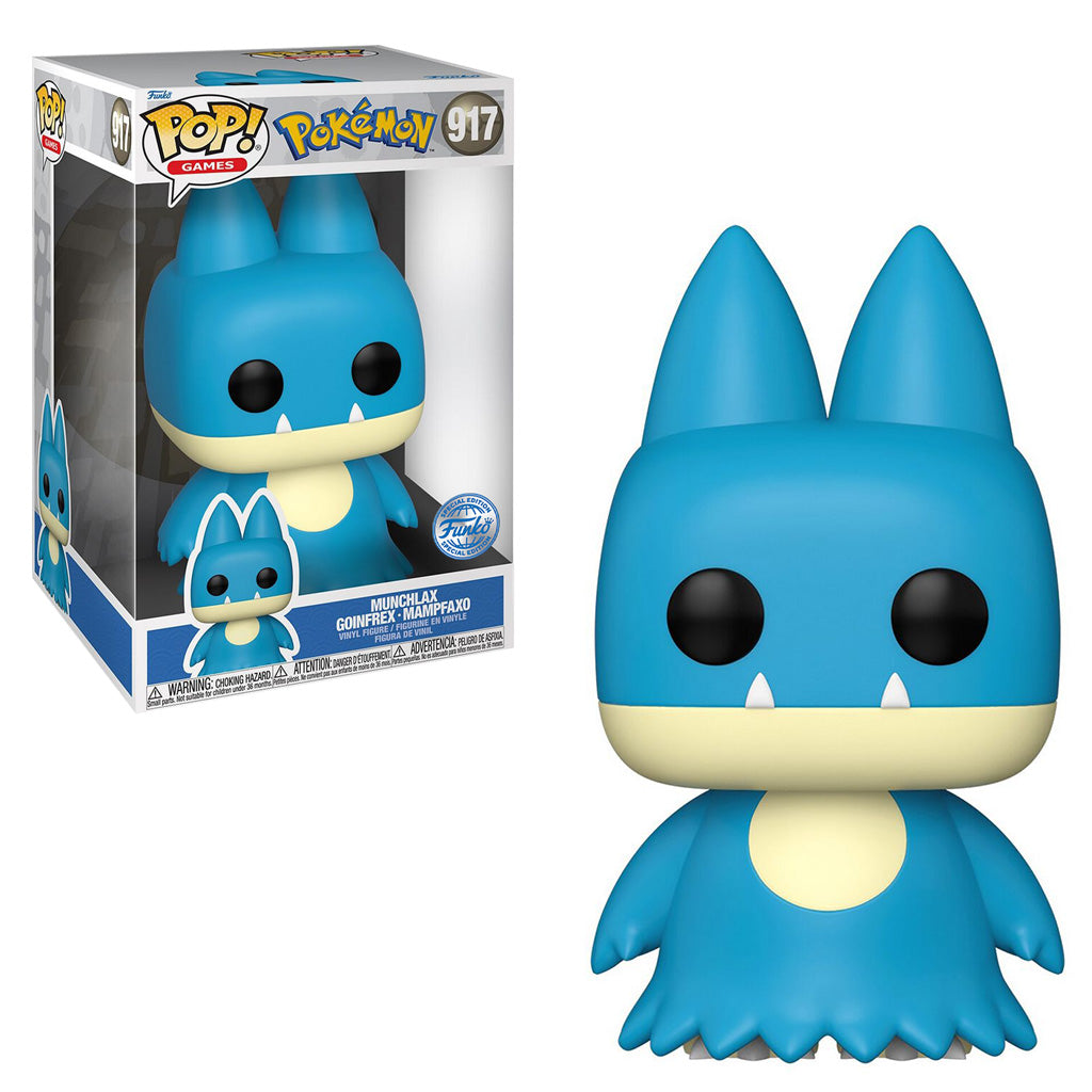 FUNKO POP POKEMON *SUPER SIZED 10* MUNCHLAX *EX* 917