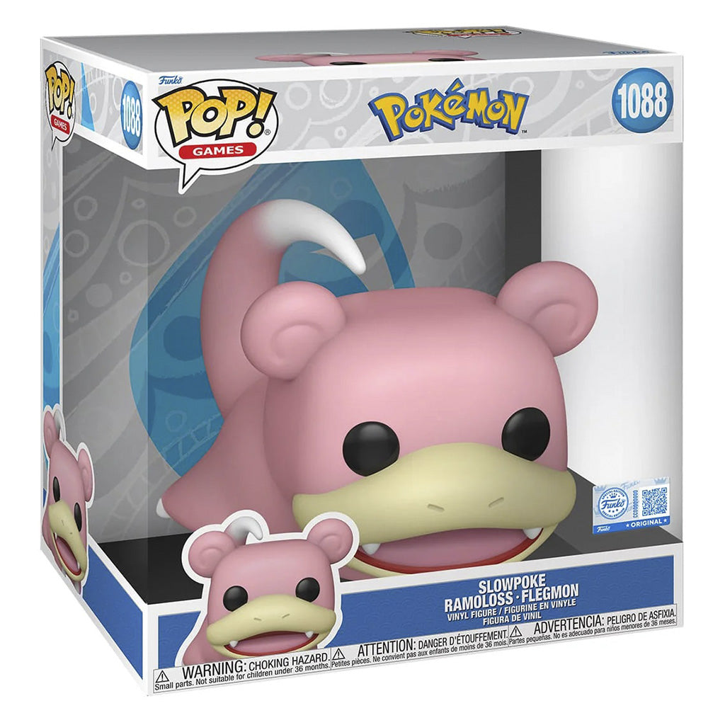FUNKO POP POKEMON *SUPER SIZED 10* SLOWPOKE *EX* 1088