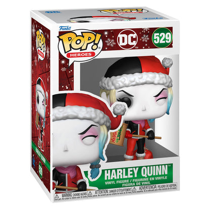 FUNKO POP HEROES DC HOLIDAY HARLEY QUINN 529