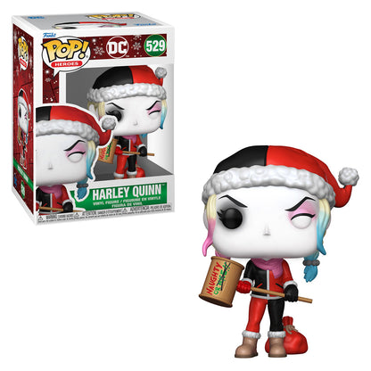 FUNKO POP HEROES DC HOLIDAY HARLEY QUINN 529