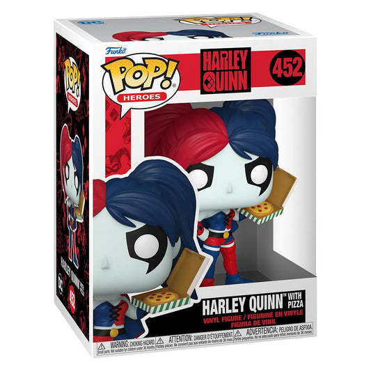 FUNKO POP HEROES DC HARLEY QUINN HARLEY QUINN W/PIZZA 452