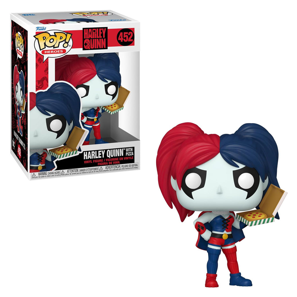 FUNKO POP HEROES DC HARLEY QUINN HARLEY QUINN W/PIZZA 452