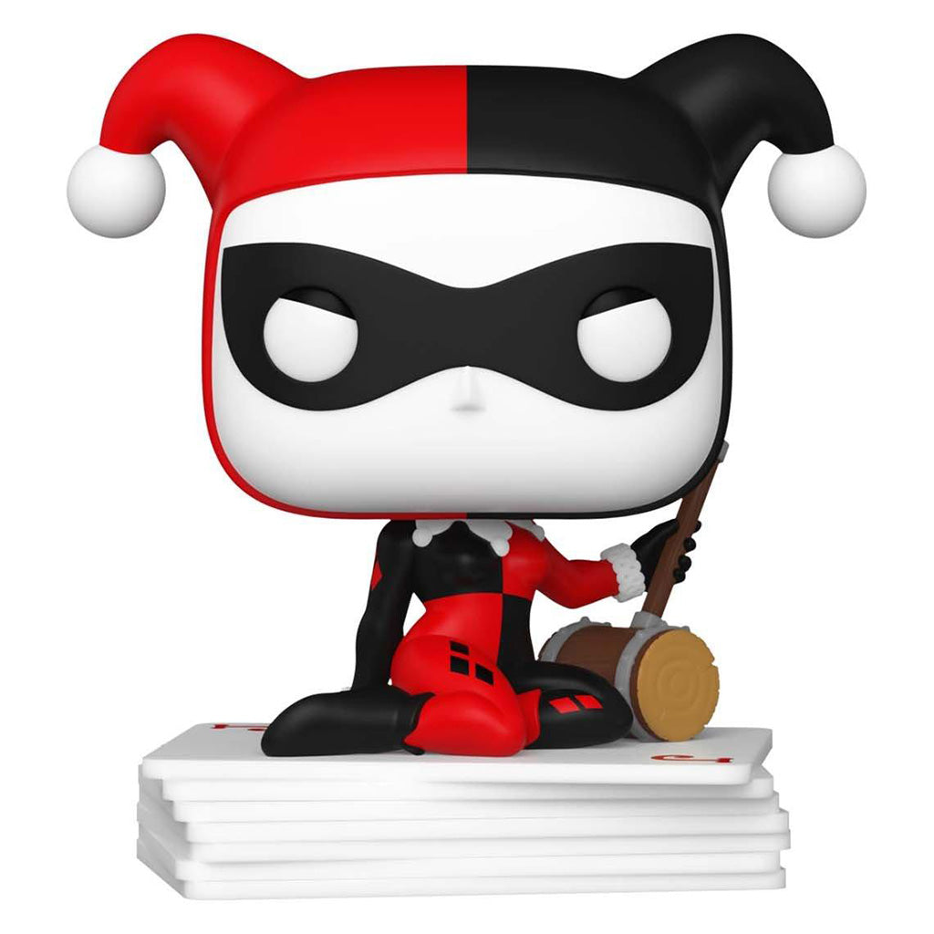 FUNKO POP HEROES HARLEY 30TH HARLEY QUINN W/CARDS *EX* 454