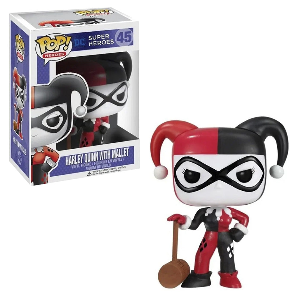 FUNKO POP HEROES HARLEY QUINN WITH MALLET  45