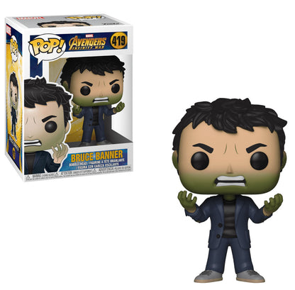 FUNKO POP MARVEL AVENGERS INFINITY WAR - HULK BRUCE BANNER 419