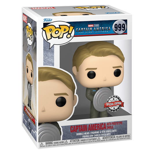 FUNKO POP MARVEL CAPTAIN AMERICA PROTOTYPE SHIELD *EX* 999