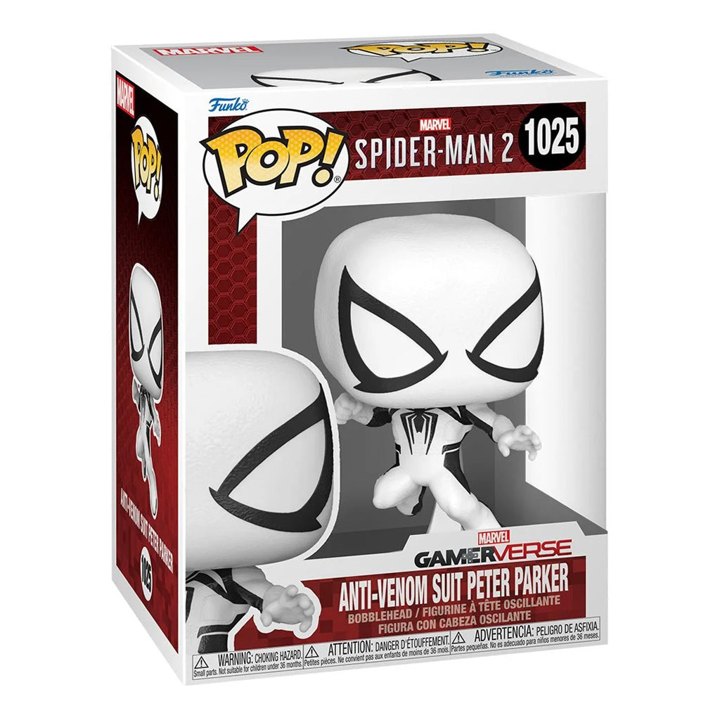 FUNKO POP MARVEL GAMER VERSE SPIDER-MAN 2 ANTI-VENOM PETER PARKER 1025