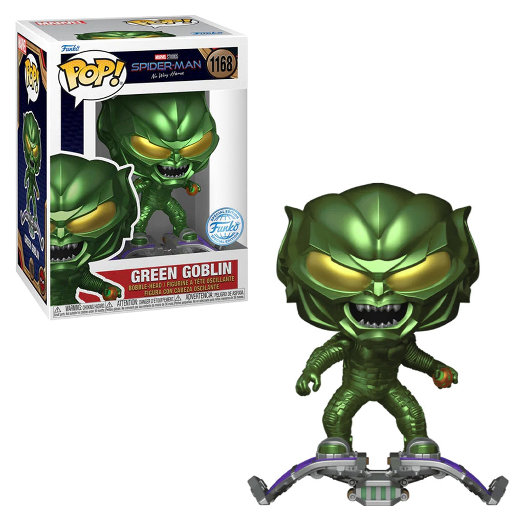 FUNKO POP MARVEL SPIDER-MAN FAR FROM HOME S3 GREEN GOBLIN *EX* 1168