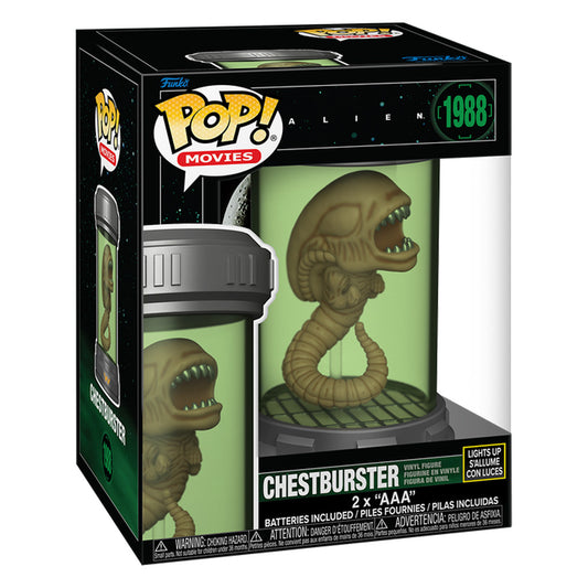FUNKO POP MOVIES ALIEN LIGHTS UP - CHESTBUSTER 1988