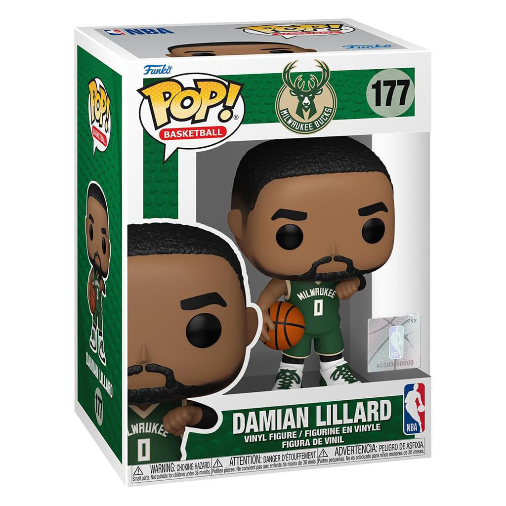 FUNKO POP BASKETBALL NBA MILWAUKEE BUCKS - DAMIAN LILLARD 177