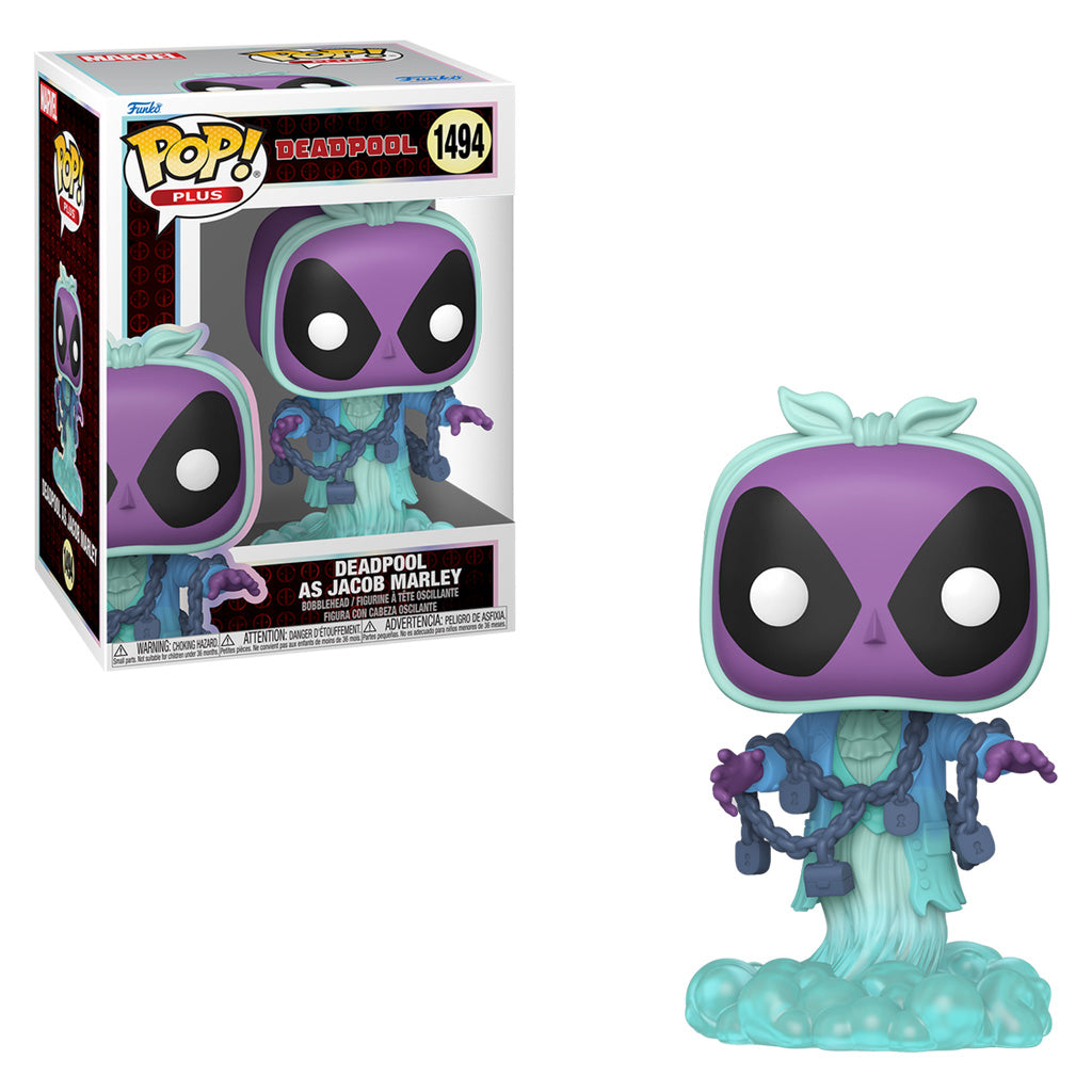 FUNKO POP MARVEL DEADPOOL PLUS DEADPOOL AS JACOB MARLEY 1494