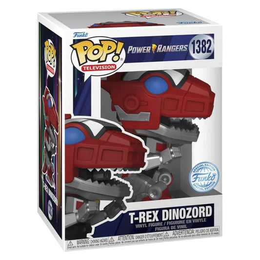 FUNKO POP POWER RANGERS 30TH T-REX DINOZORD *EX* 1382