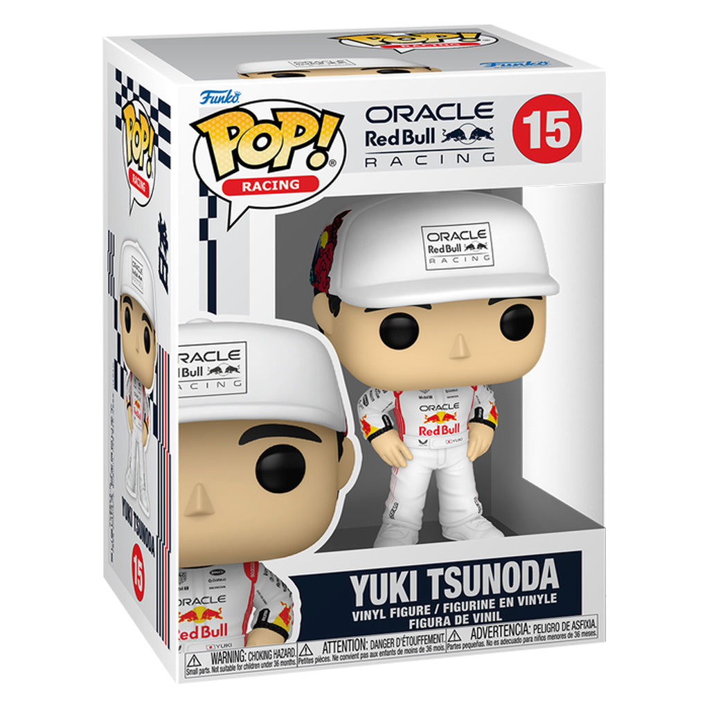 FUNKO POP RACING FÓRMULA 1: ORACLE REDBULL RACING - YUKI TSUNODA 15