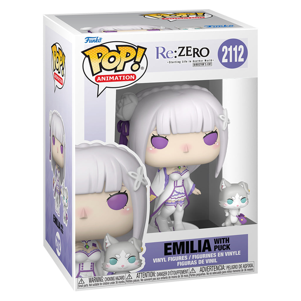 FUNKO POP RE:ZERO - STARTING LIFE IN ANOTHER WORLD - EMILIA & PUCK 2112