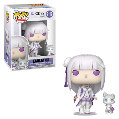 FUNKO POP RE:ZERO - STARTING LIFE IN ANOTHER WORLD - EMILIA & PUCK 2112