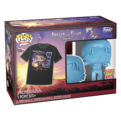 FUNKO POP TEES ATTACK ON TITAN - EREN & CAMISETA TAMANHO M (69102)