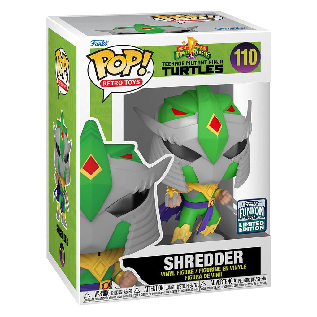 FUNKO POP POWER RANGERS TURTLES SHREDDER *FUNKON 2022* 110