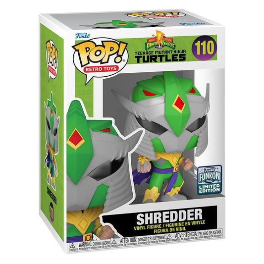 FUNKO POP POWER RANGERS TURTLES SHREDDER *FUNKON 2022* 110