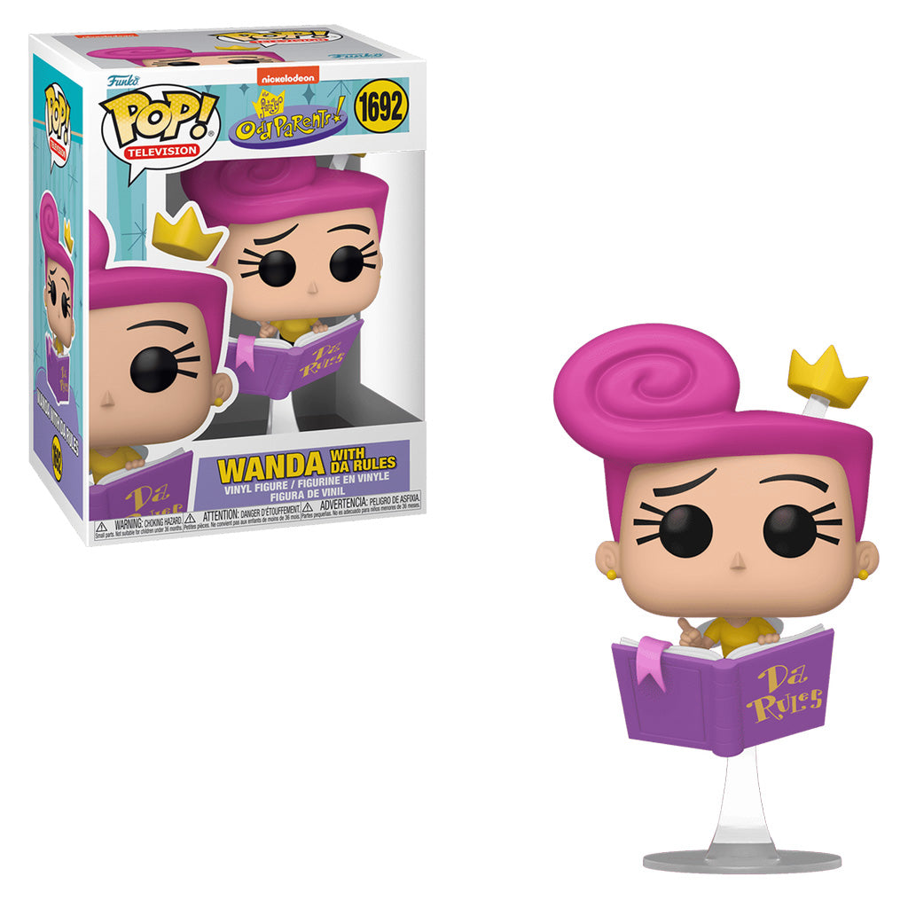 FUNKO POP THE FAIRLY ODDPARENTS WANDA W/DA RULES 1692