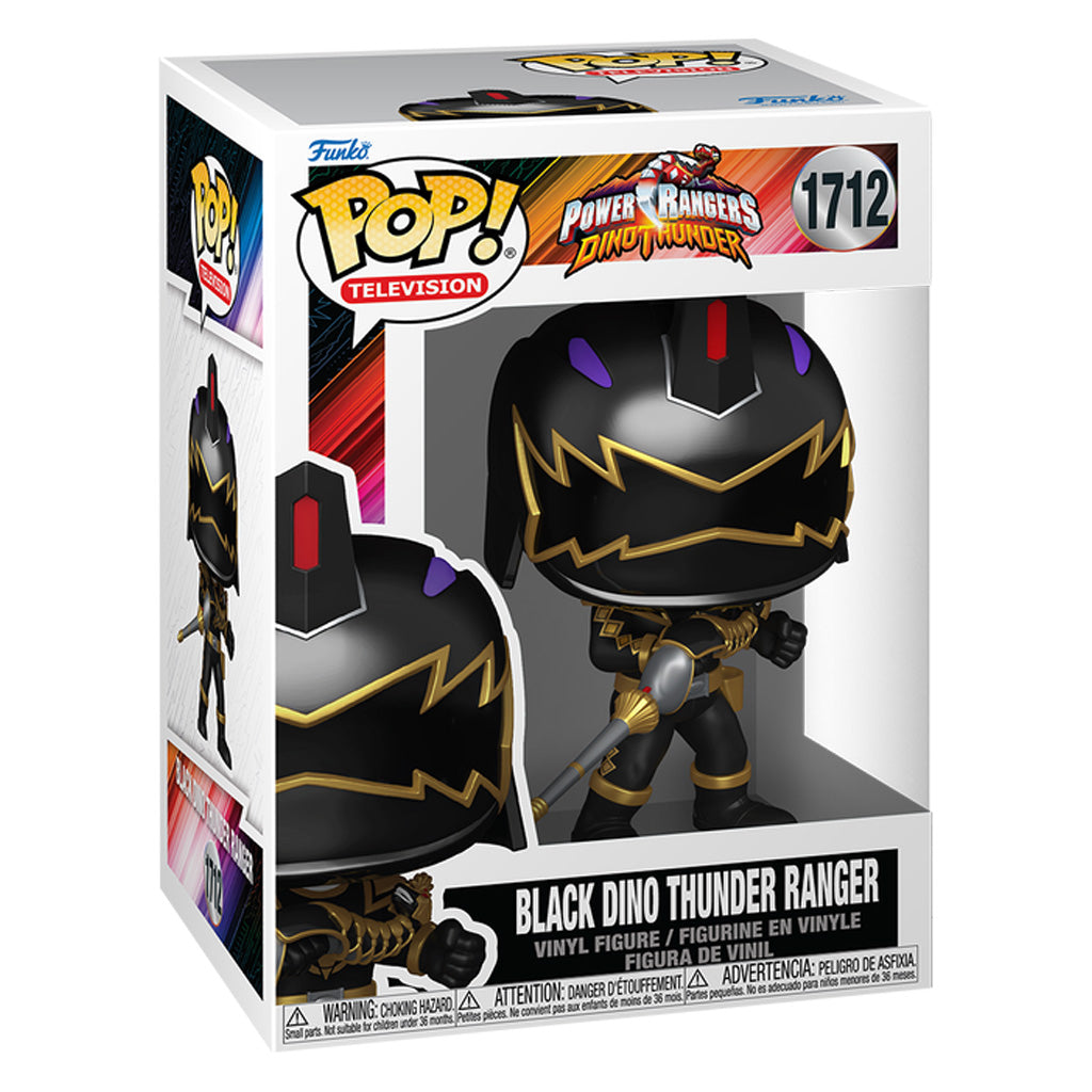 FUNKO POP TELEVISION POWER RANGERS: DINO THUNDER - BLACK DINO THUNDER RANGER 1712