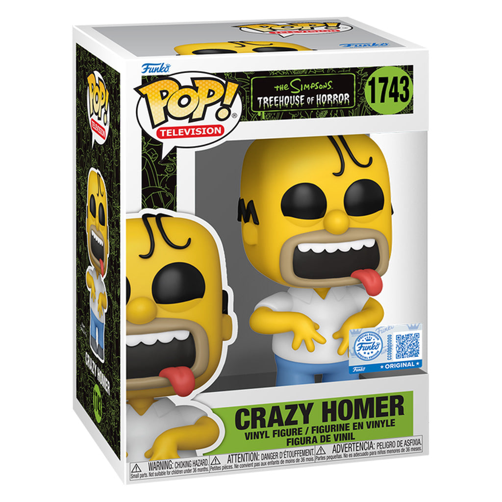 FUNKO POP THE SIMPSONS TREE HOUSE OF HORROR HOMER CRAZY *EX* 1743