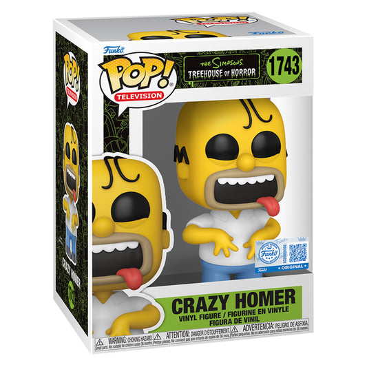 FUNKO POP THE SIMPSONS TREE HOUSE OF HORROR HOMER CRAZY *EX* 1743