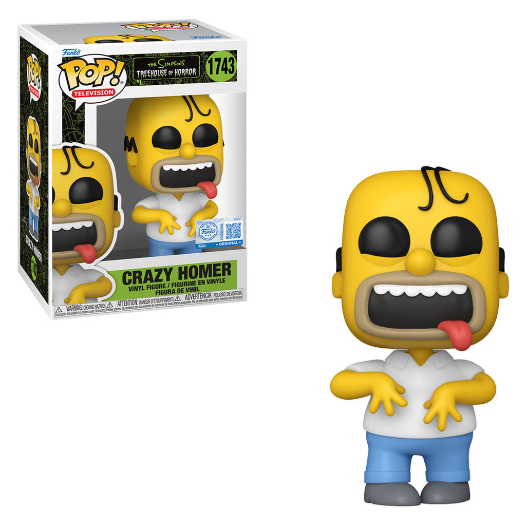 FUNKO POP THE SIMPSONS TREE HOUSE OF HORROR HOMER CRAZY *EX* 1743