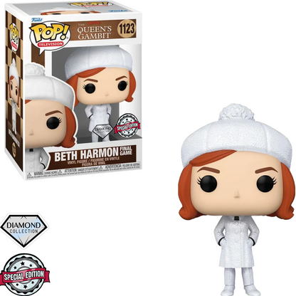 FUNKO POP THE QUEENS GAMBIT EXCLUSIVE - BETH HARMON 1123 (DIAMOND COLLECTION)