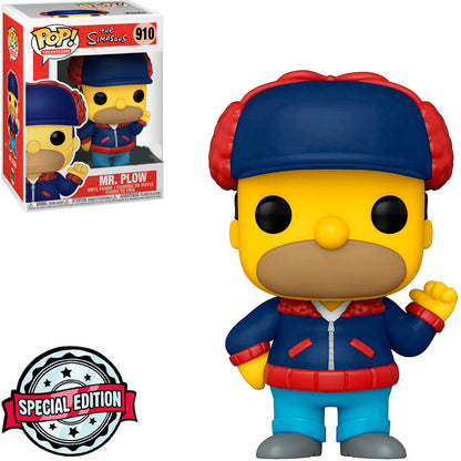 FUNKO POP THE SIMPSONS HOMMER MR.PLOW *EX* 910