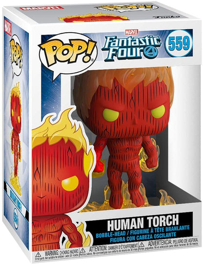 FUNKO POP MARVEL FANTASTIC FOUR - HUMAN TORCH 559