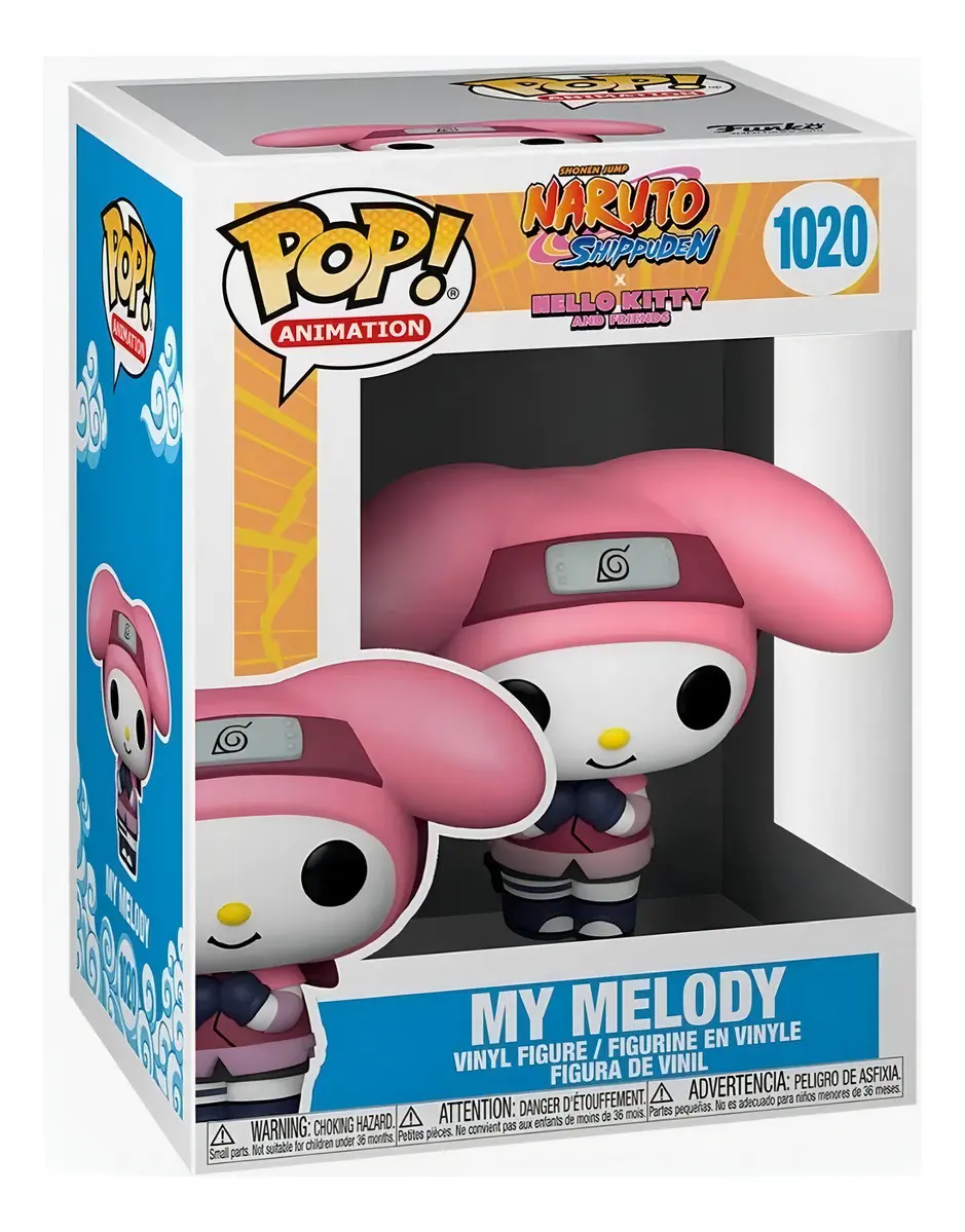 FUNKO POP NARUTO SHIPPUDEN X HELLO KITTY - MY MELODY 1020