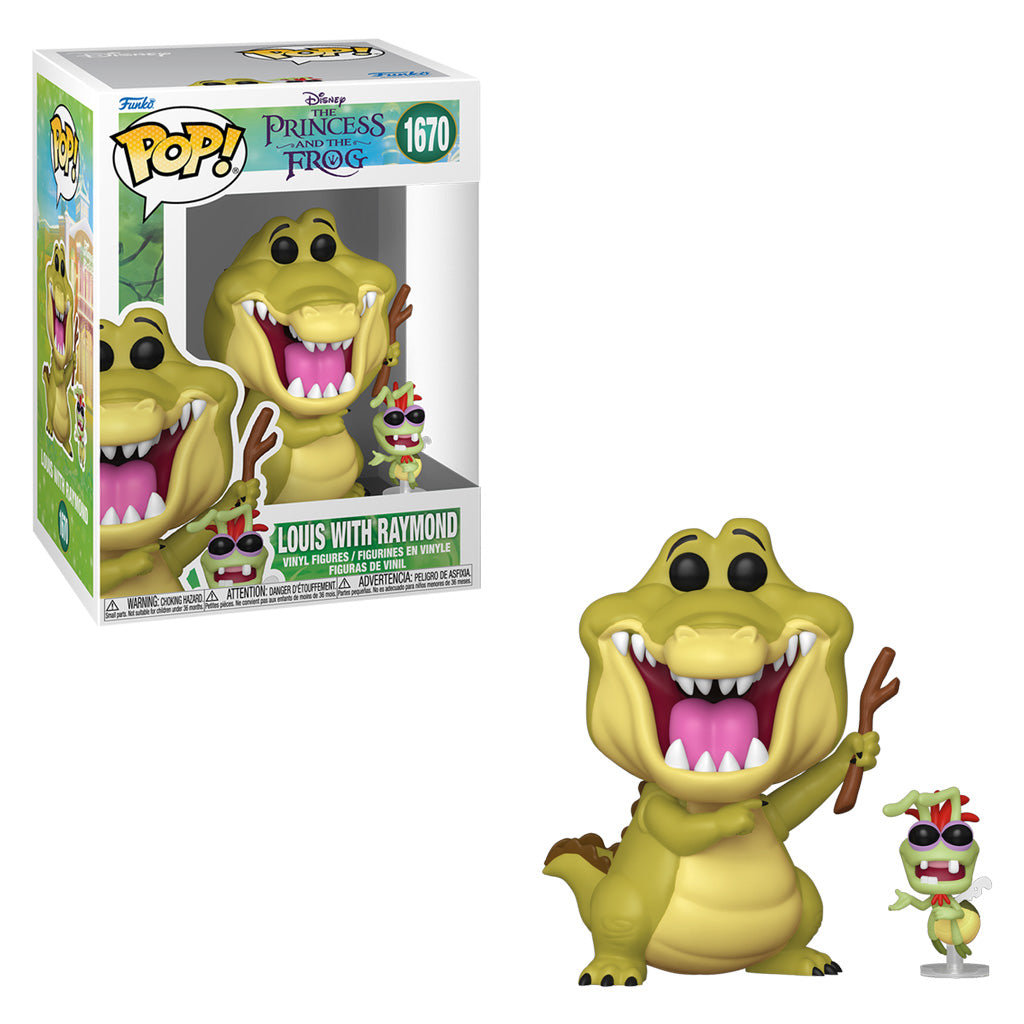 FUNKO POP DISNEY THE PRINCESS AND THE FROG - LOUIS WITH RAYMOND 1670